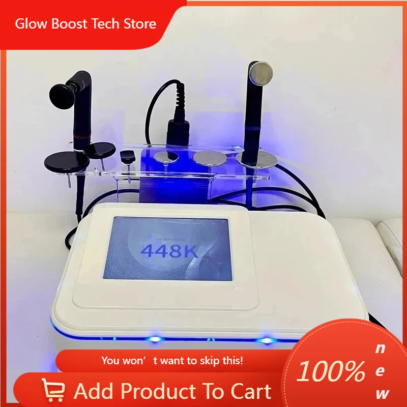 

GBIndiba RET CET Tecar Therapy, Radiofrequency, Physiotherapy, Ablation, Weight Loss, RF Capacitive Electric Transfer Machine, 4