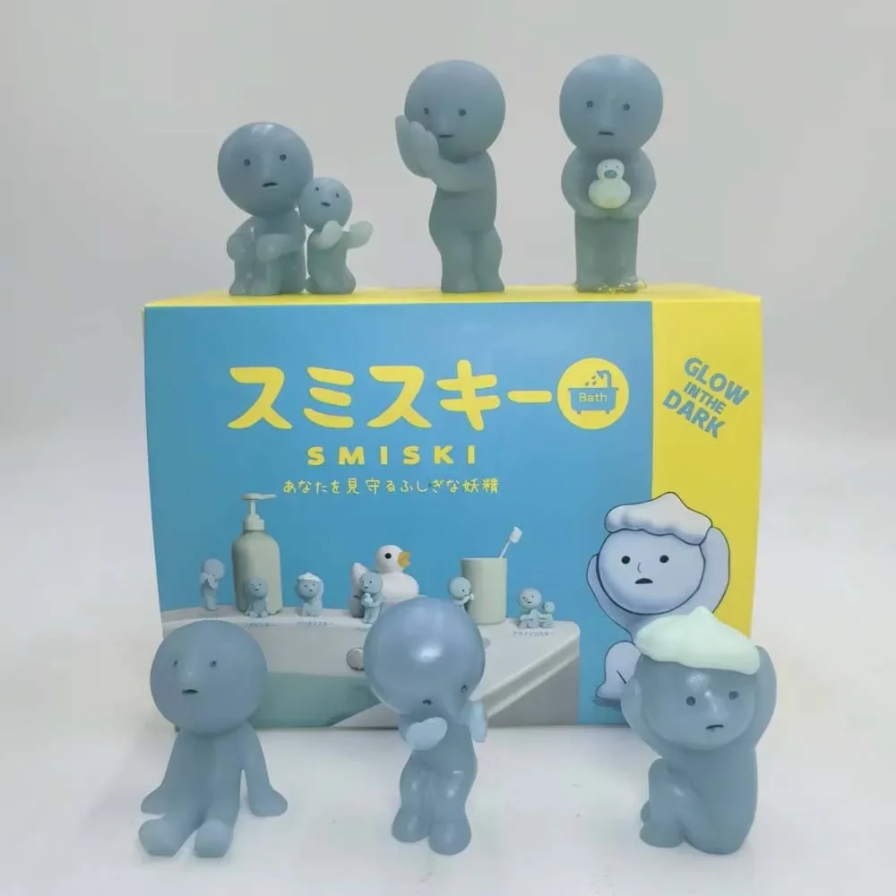 

2025 New Glow Anime Doll Model Action Figures Cartoon Desktop Smiski Bath Serie Blind Box Toys CuteOrnament Birthday Gifts