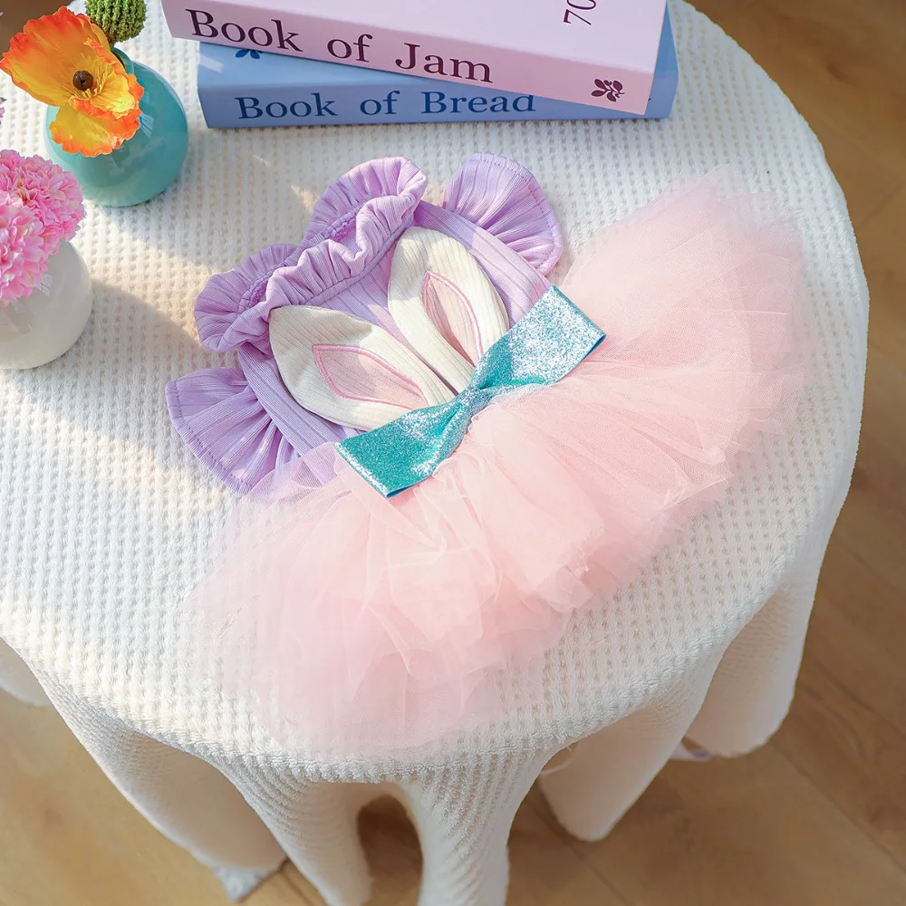 

Puppy Apparel Lace Dog Summer Dress Comfortable Mesh Cat Dress Breathable Dog Princess Dress Pet Product