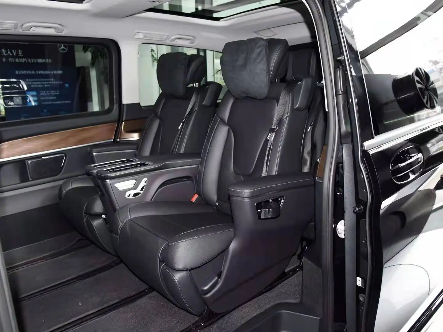Original Benz Minivan Leather Universal Car Seat for MPV Cars V-Class Vito Sprinter 3500 Metris in High Quality