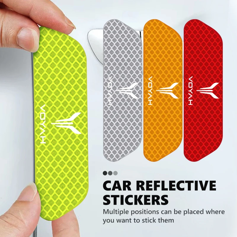 Autocollants réfléchissants pour porte de voiture, 4 pièces, accessoires pour Voyah Free SUV I-Land Dreamer 2021 2022 2023