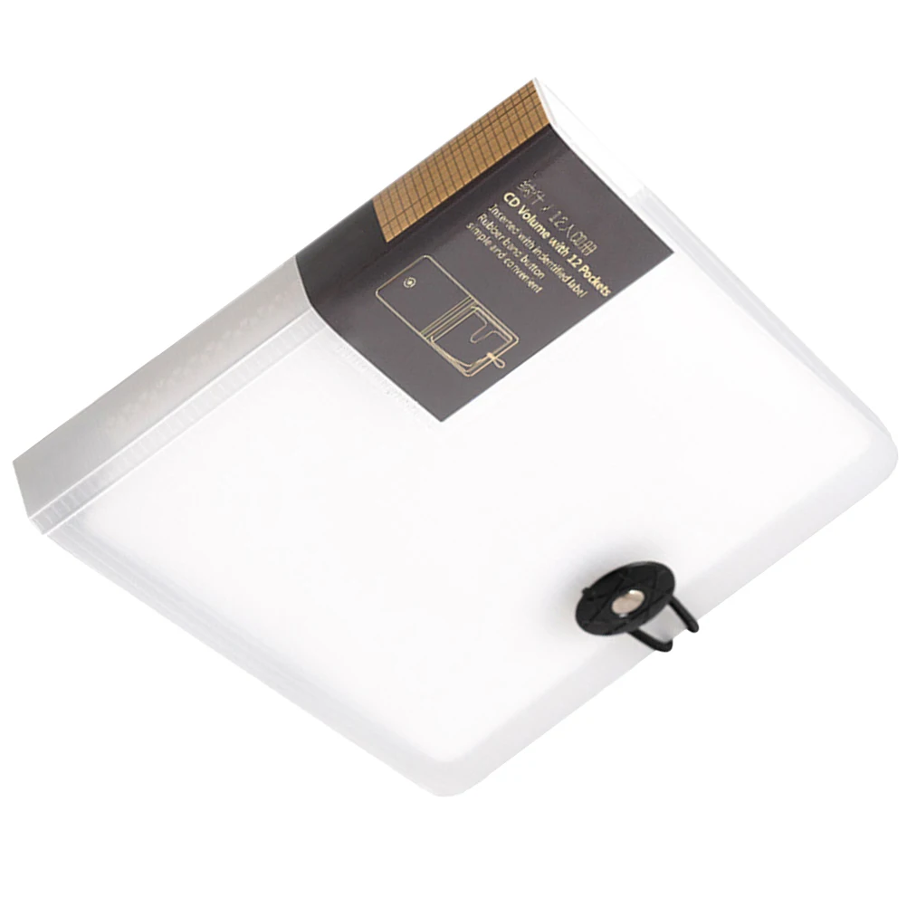 

CD DVD Storage Wallet White Media Organizer Travel Cd Dvd Binder Bag Car Home Display Hold Case Cd Organizer Box