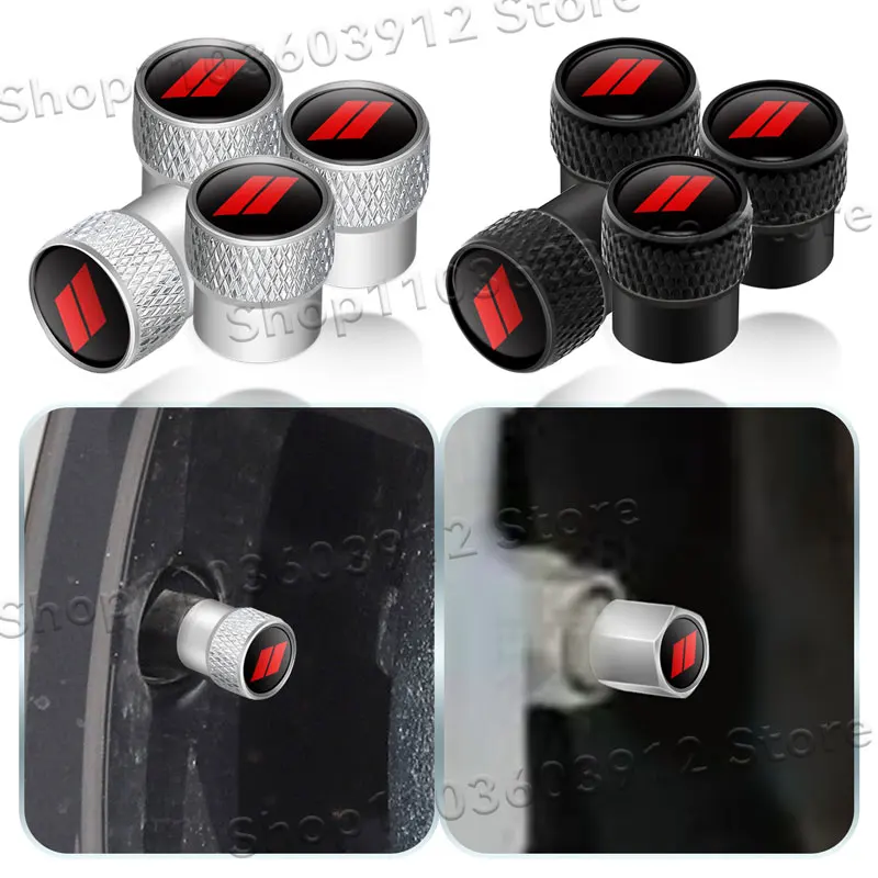 4Pcs/Set Metal Car Tire Valve Caps Dust Proof Cover Car Styling For Dodge Charger Challenger Hellcat SRT Caliber RAM1500