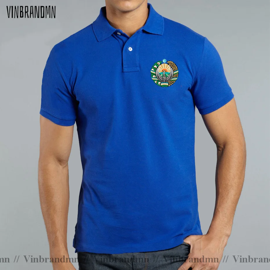 Uzbekistan Uzbekistani men shirt fashion jerseys nation team cotton polo shirt sporting clothing country UZB O'zbekiston Apparel