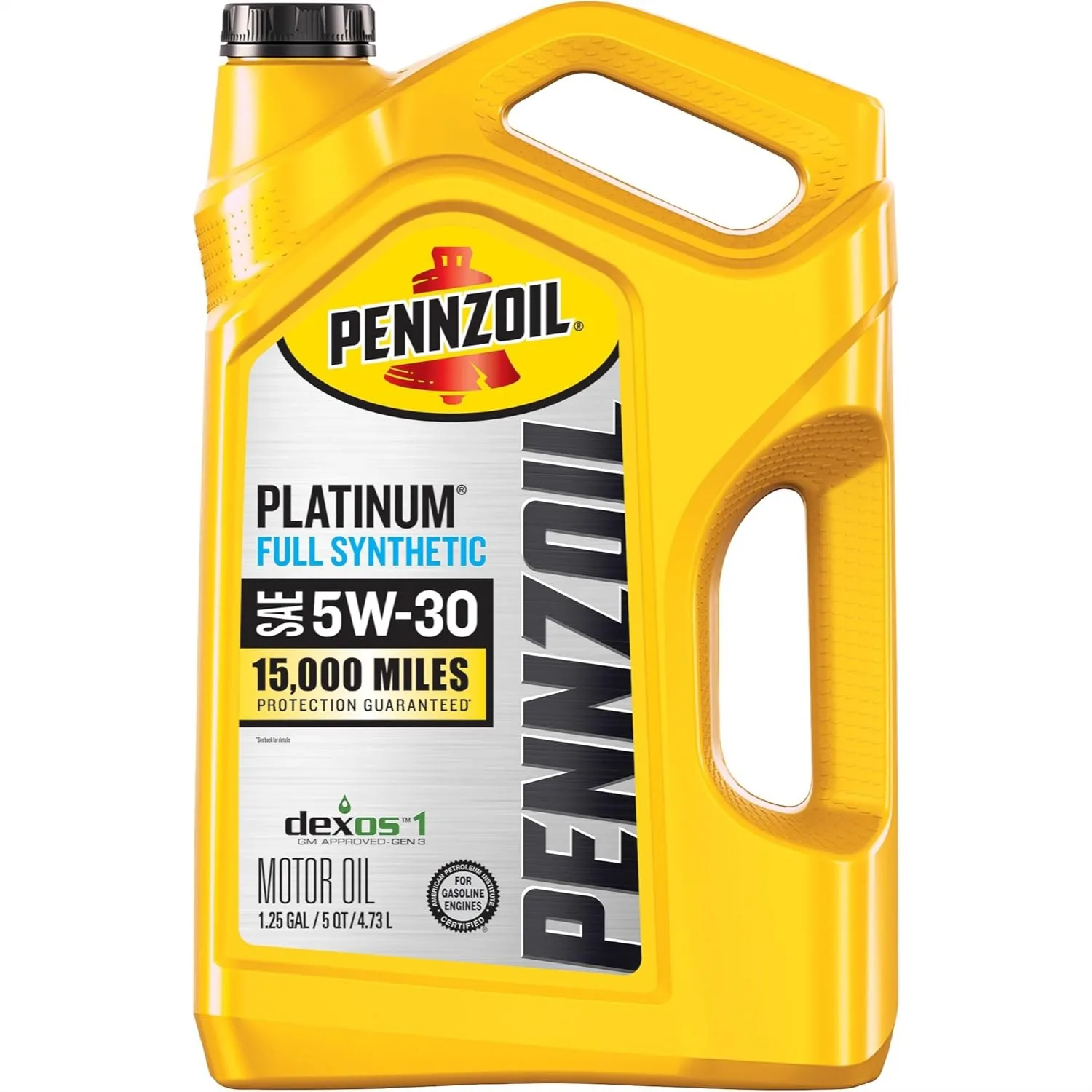 

Full Synthetic 5W-30 Motor Oil, 5 Quart - Made from Natural Gas, 15K-Mile Protection, Better Fuel Economy