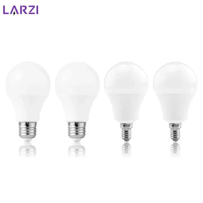 Lámparas de bombilla LED E27 E14 220V 3W 6W 9W 12W 15W 18W 20W 24W Bombillas de luz LED Lámpara de potencia real Sala de estar Hogar Interior