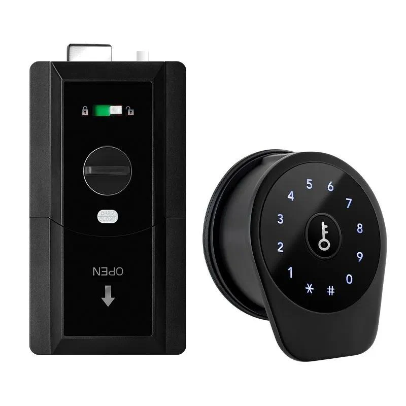 Apartment Smart Password Lock Waterproof Iron Door Fingerprint Keyless Entry Electronic Lock for Household Outdoor Use