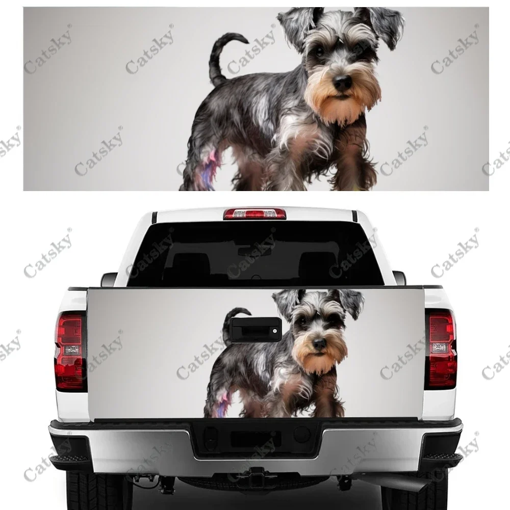 Schnauzer Animal Dog Car stickers rear modification accessories vinyl suitable for cars trucks off-road vehicles SUV stickers