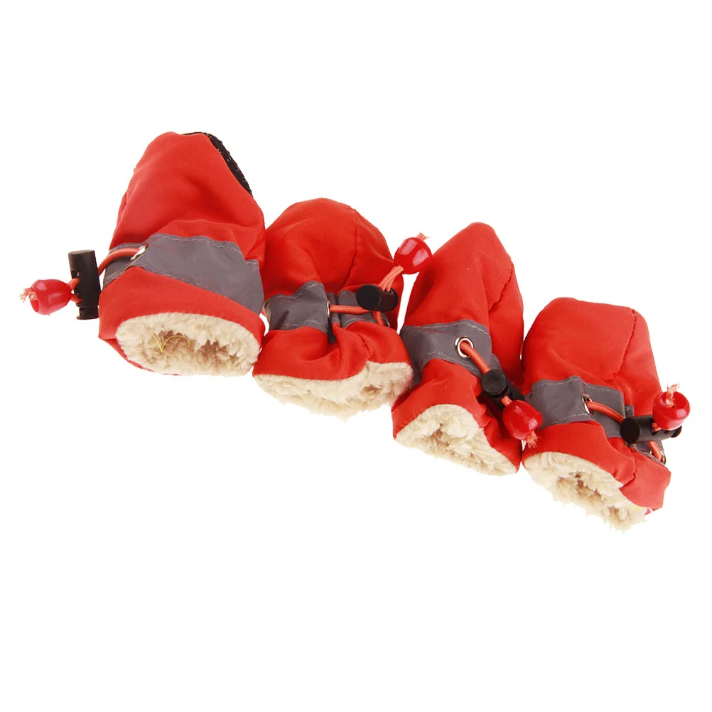 

Warm Dog Shoes Non-Slip Waterproof Booties for Small Large Dogs Indoor Outdoor Use Comfortable Insulation Anti-Slip Floor