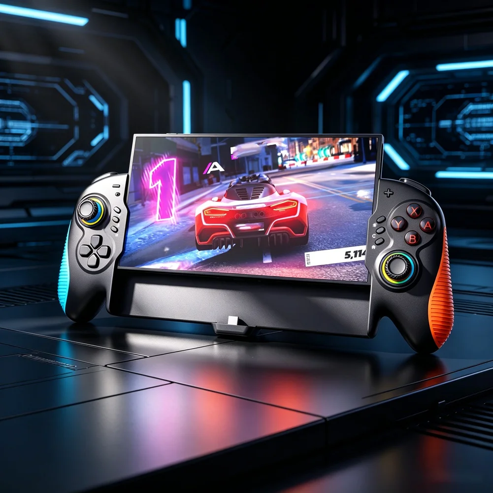 【CYBER MONDAY-Wired Controller for Switch 2 with Hall Joystick Macro Function RGB Lighting Dual Vibratio One-Click Instant Wake-