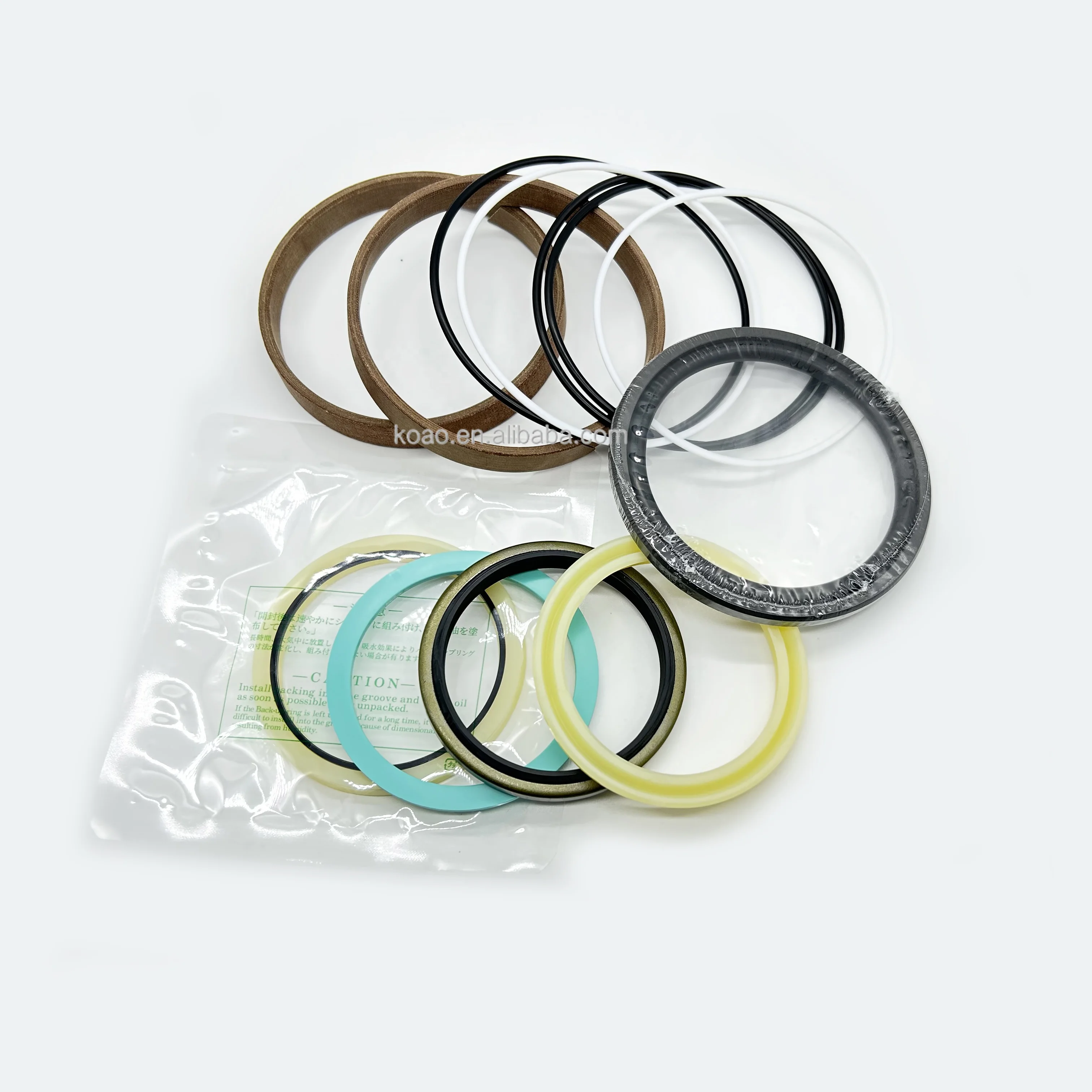 

Комплект уплотнений гидроцилиндра стрелы LZ00470 LZ012020 LZ012040, маслостойкий, термостойкий, пыле- и водонепроницаемый