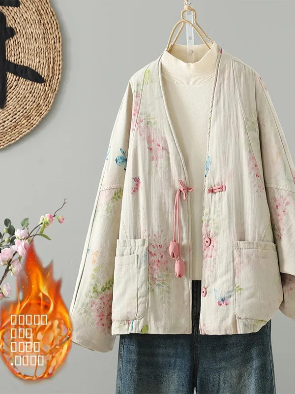 

Ele ort Chinese Sle Cotton Jaet Winter New Arrival Brand Withdn Women's Faion Thiened Straight Cut Coat