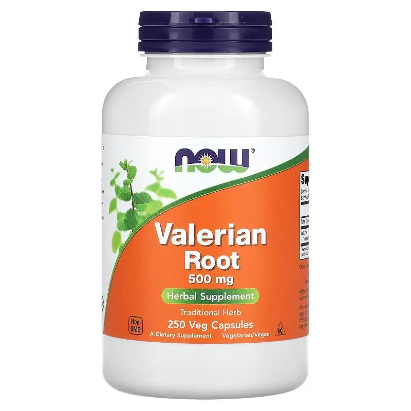 Valerian Root 500mg Capsules Soothing Sleeping Formula 250 Count Natural Supplement for Better Sleep Quality
