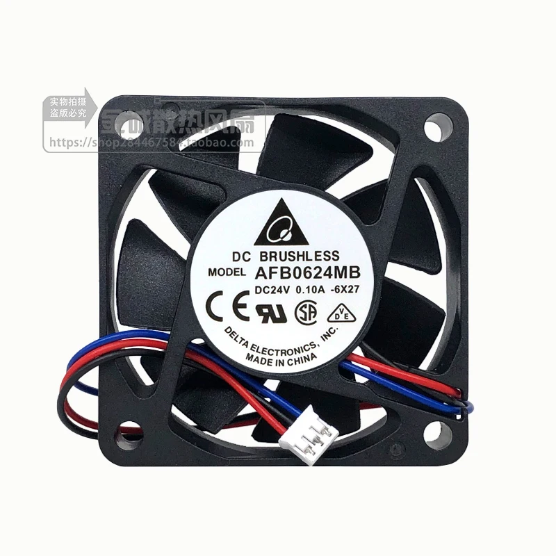 

New original AFB0624MB 24V 0.10A 6cm 60*15mm 3-wire drive inverter cooling fan