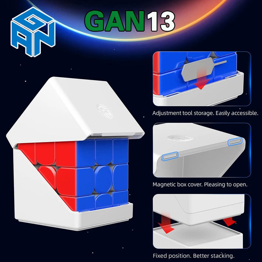 

GANCUBE GAN13M Maglev UV 3x3x3 Magnetic Speed Cube 3x3 Professional Competition Puzzle Cubes Educational Cubo Magico 큐브