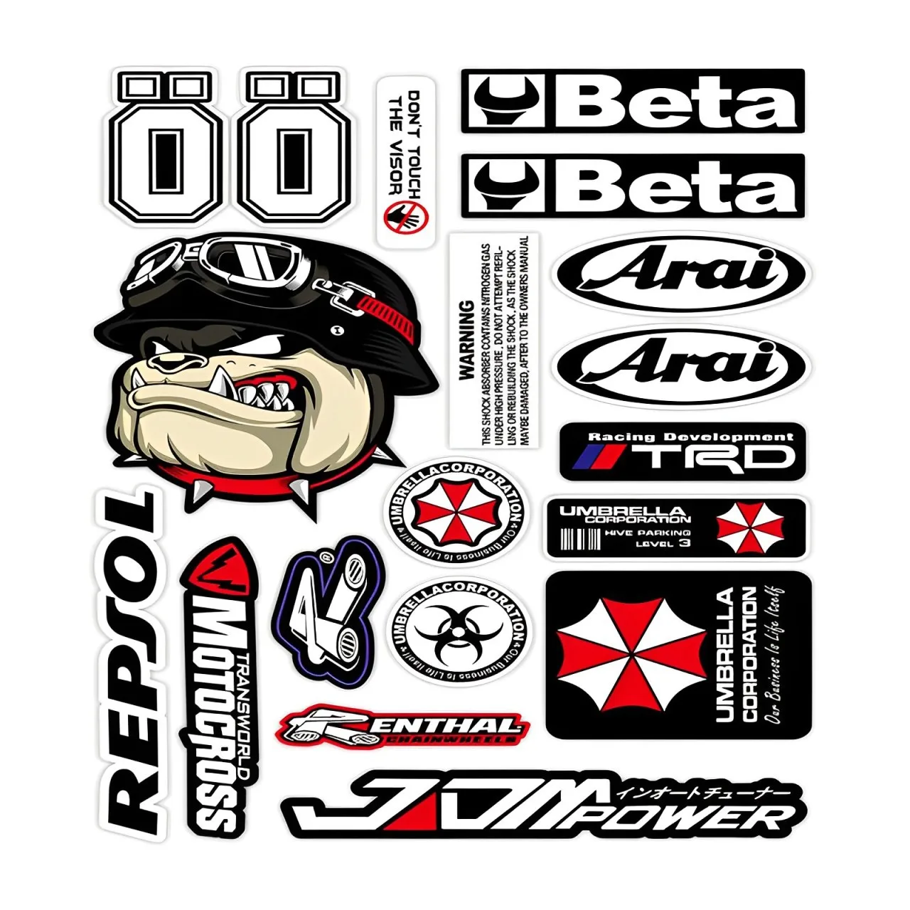 2025 Motorcycle Stickers Scorpio Helmet Stickers Waterproof And Sunscreen Electric Vehicle Reflective Decorative Stickers Cool image 5