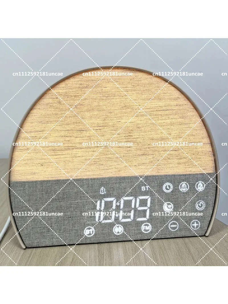 Wake-Up Light Alarm Clock with Bluetooth Speaker, Bedside Sleeping Light, Radio, Countdown & White Noise