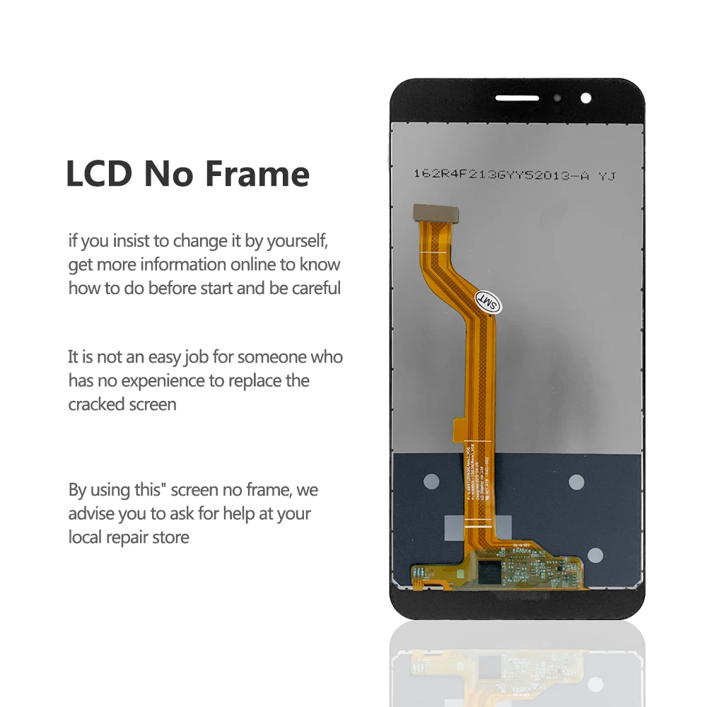 5.2\'\' For Honor 8 LCD FRD-L19 FRD-L09 Display Touch Screen Digitizer Assembly Replacement For Honor 8 LCD Frame