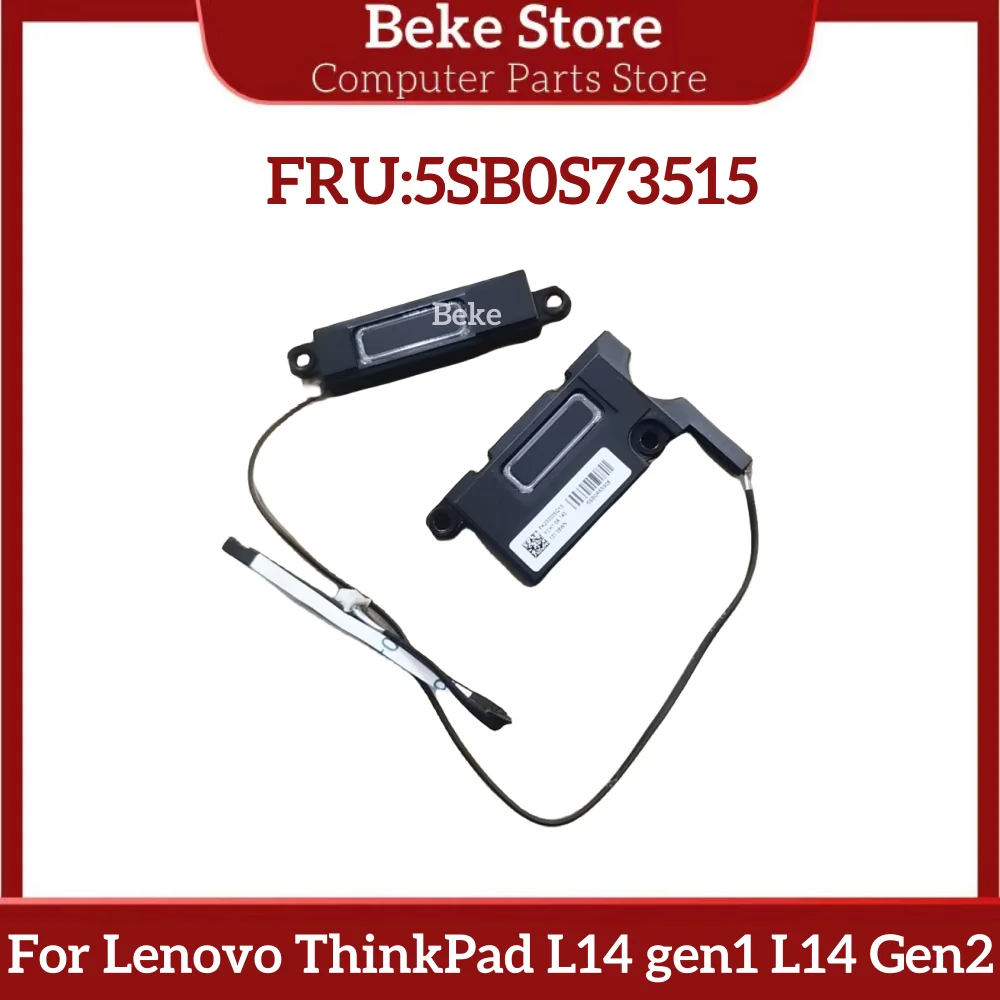 Beke-Alto-falante embutido para laptop, alto-falante esquerdo e direito, Lenovo ThinkPad L14 Gen1, L14 Gen2, 5SB0S73515, novo, original, transporte rápido