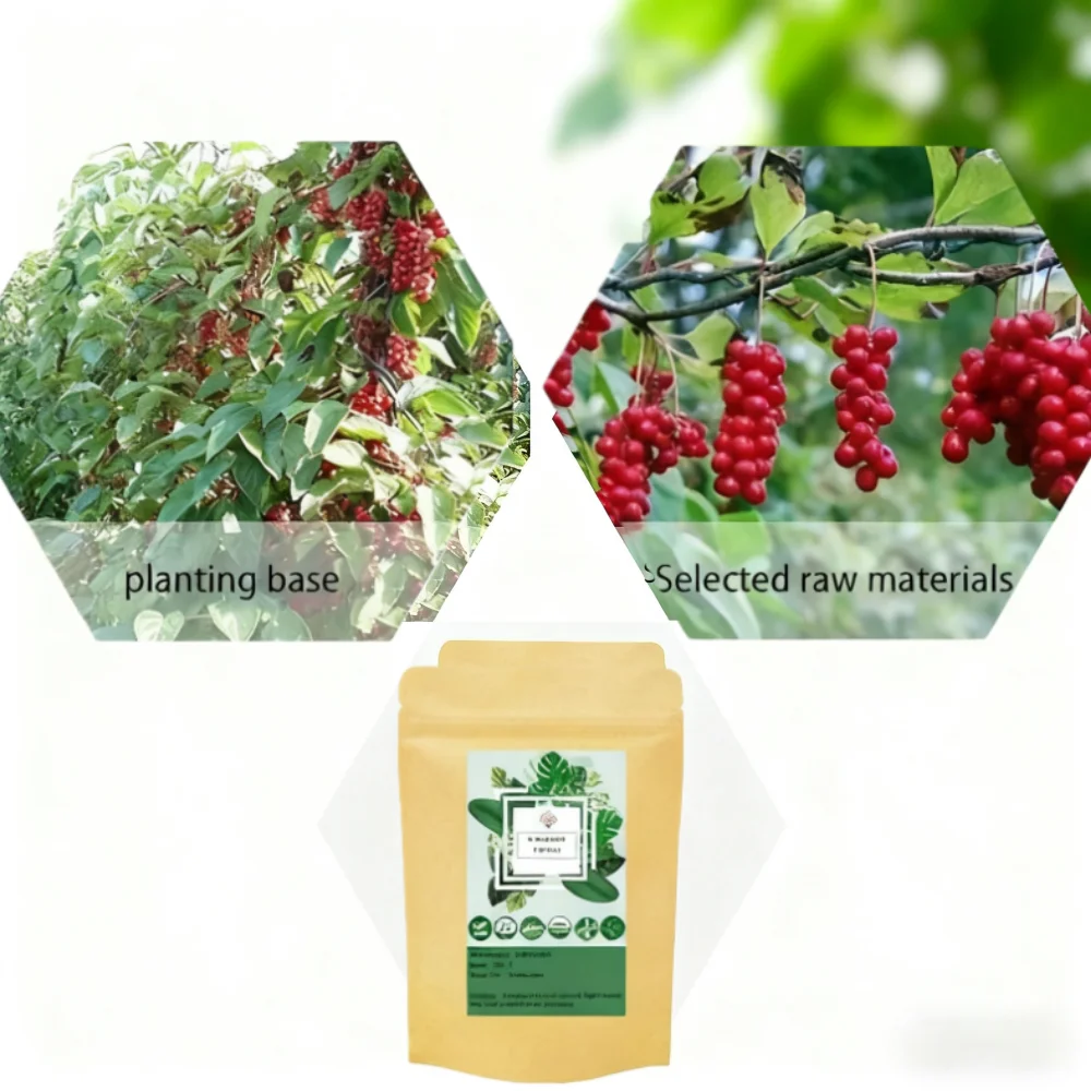 Venta al por mayor profesional de fábrica, extracto de Schisandra Chinensis personalizado Global, polvo brillante para el cuidado del cuerpo Natural, envío rápido