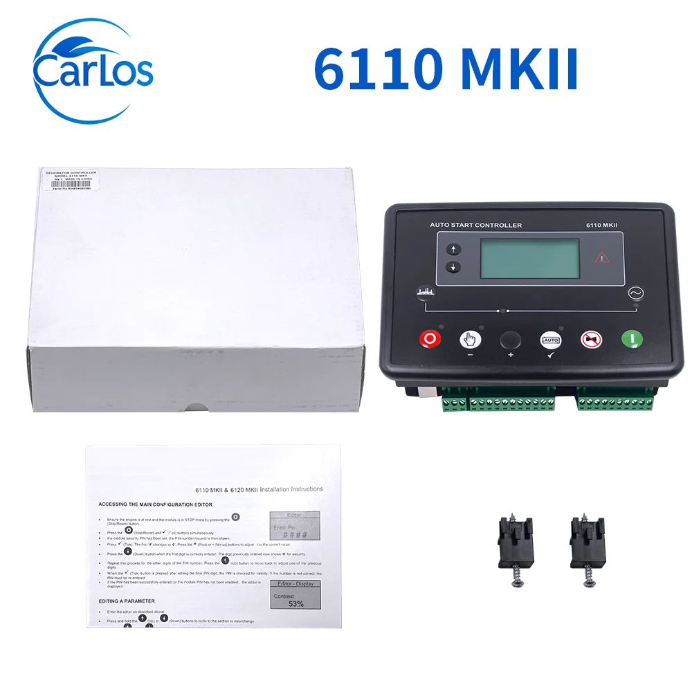 أعماق البحار DSE6110 MKII السيارات وقف مولد وحدة تحكم لوحة وحدة التحكم قطع غيار المولدات الديزل DSE 6110 DSE6120