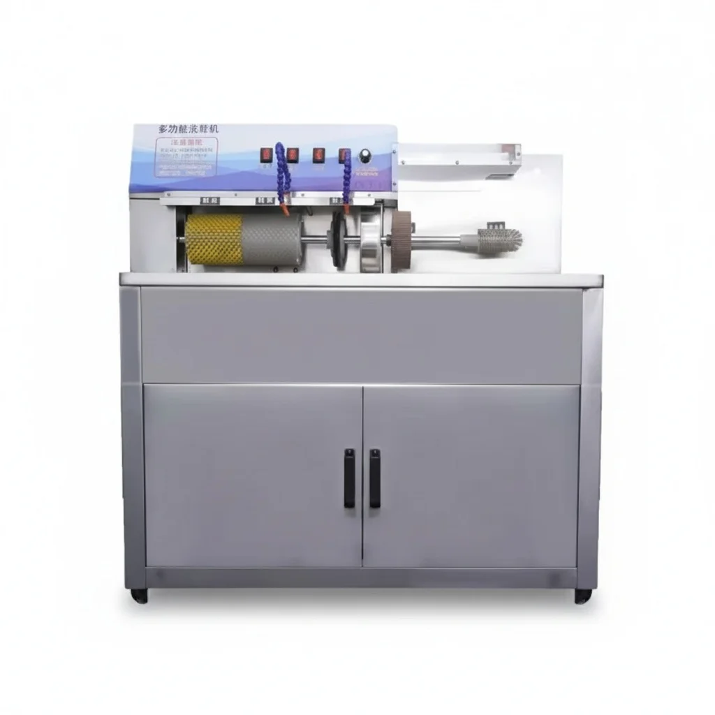 Commercial Shoe Washing Machine, 304 Stainless Steel Electric Cleaner for Cloth and Sports Shoes, Industrial Washer