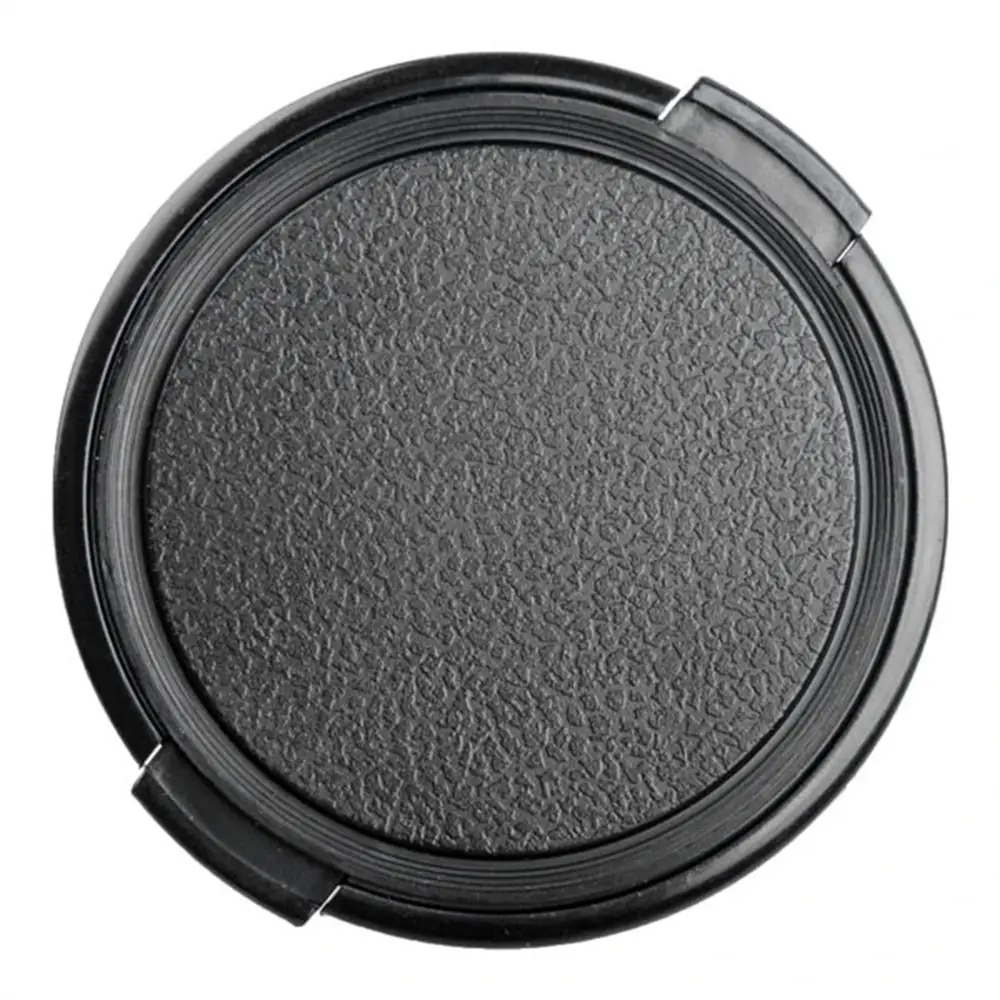 

Universal Front Cap Camera Lens Cap Dustproof Cover Hemp Face Lens Cover Side Pinch Lens Cap For Canon