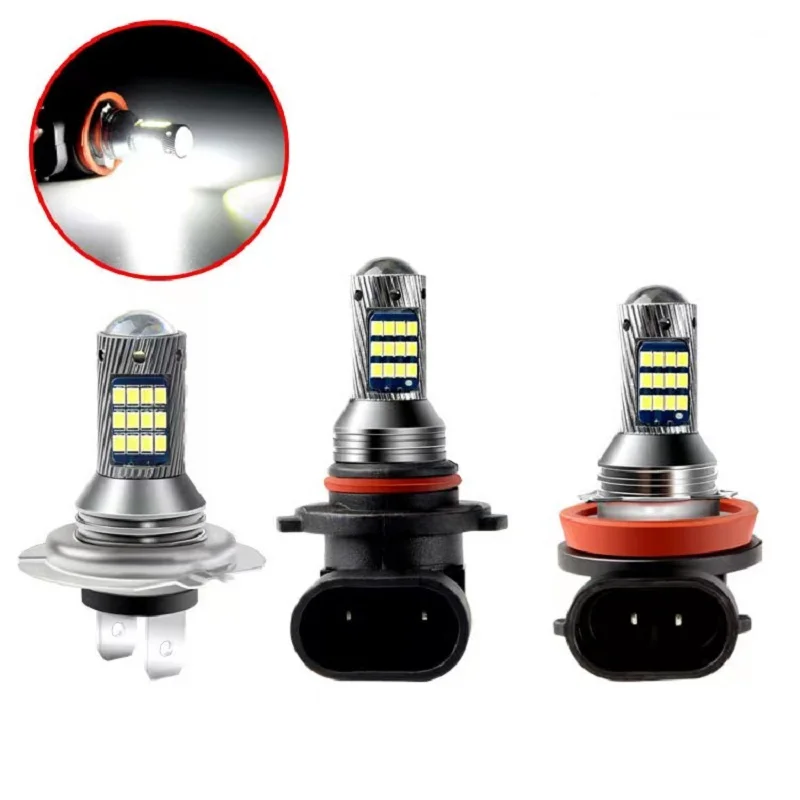 20Pc H1 H3 H11 H8 9006 HB4 881 880 H27 2016 LED Bulbs Auto Anti Fog Lamps Car Driving Running Light Foglamps 6000K White 12V 24V