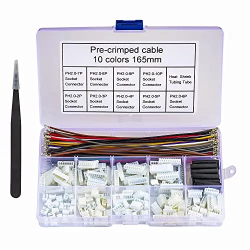 Imagem -06 - Conector Fêmea com 22awg Cabos Pré-frisados Passo de ph 2.0 mm Alojamento Fêmea do Jst-ph 2.0 Ph-mm-kit