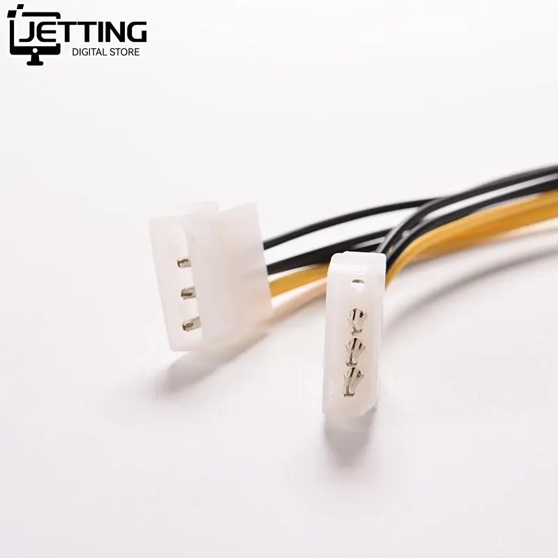 Adattatore cavo di alimentazione scheda video grafica PCI Express maschio a doppio LP4 4 pin Molex IDE PCI-E da 16 cm