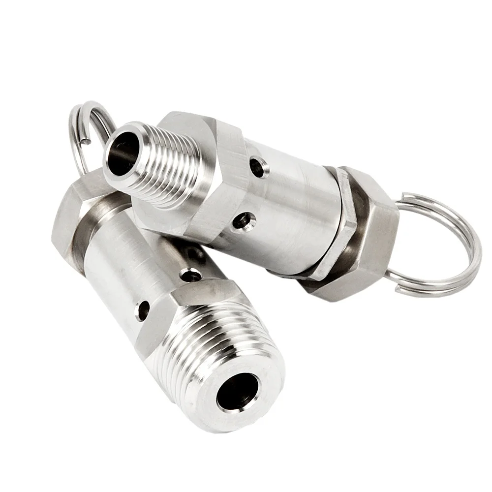 304 Stainless Steel Pneumatic High Temp Safety Valve, Intelligent Pressure Relief for Air Compressor Gas Tank Steam Boiler ****