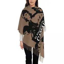 Personalized Print Camaron De La Islas Scarf Men Women Winter Warm Scarves Island Shrimp Flamenco Singer Shawls Wraps