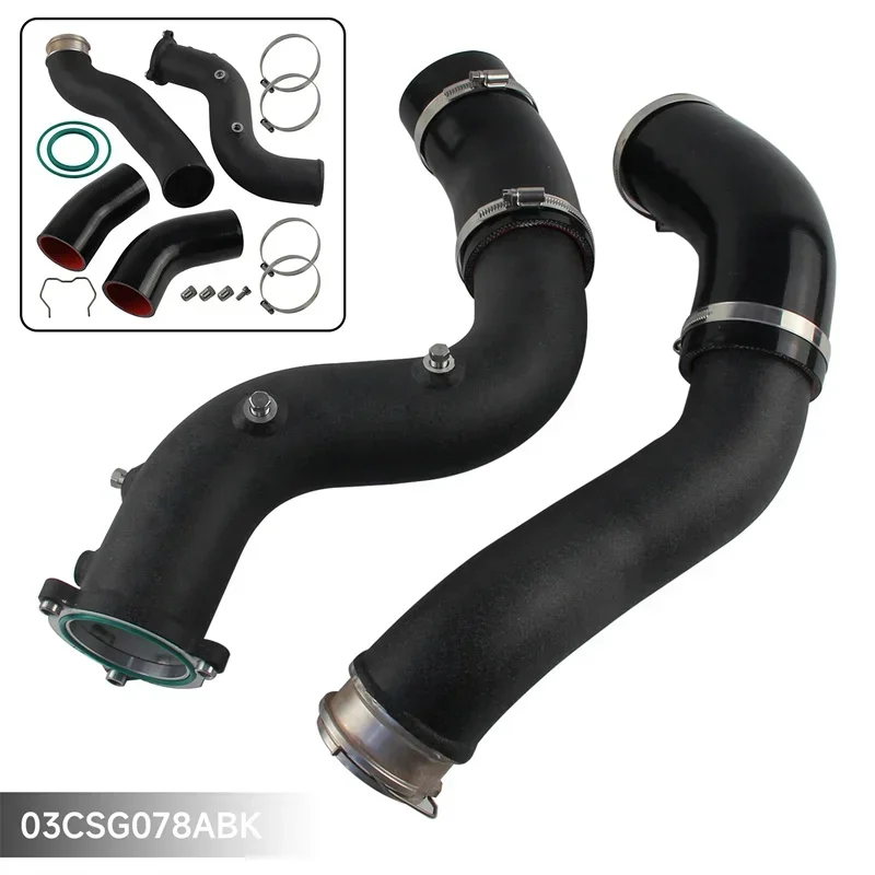 Aluminum Intake Turbo Charge Pipe Kit For BMW G20 G22 G28 Z4 B48 320i 330i 420i 430i G28 2019+ 2.0L Turbo Black