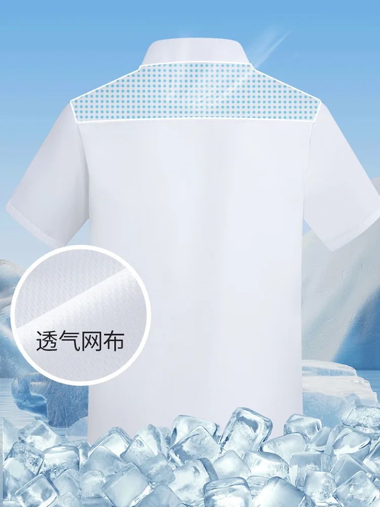 Sommer männer langarm Atmungsaktive Koch Jacke Küche arbeit uniform Restaurant Chef mantel weiße schürze arbeit kleidung Chef shorts