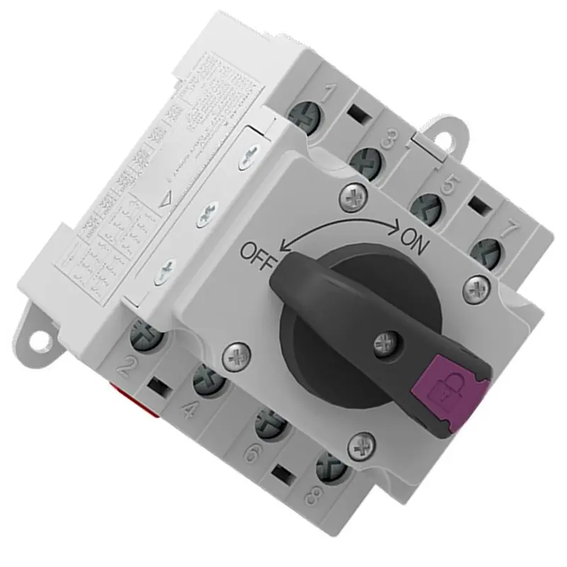 IALJ-Solar Disconnect Switch IP66 DC1200V 32A 4P Disconnect Switch Solar Photovoltaic Systems DC Isolator Safety And Reliability