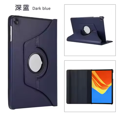 360 Rotating Case For Huawei MediaPad M5 lite 8 JDN2-W09/AL00 8.0 inch Tablet Stand Cover For Huawei M5 lite 10 Case Cover