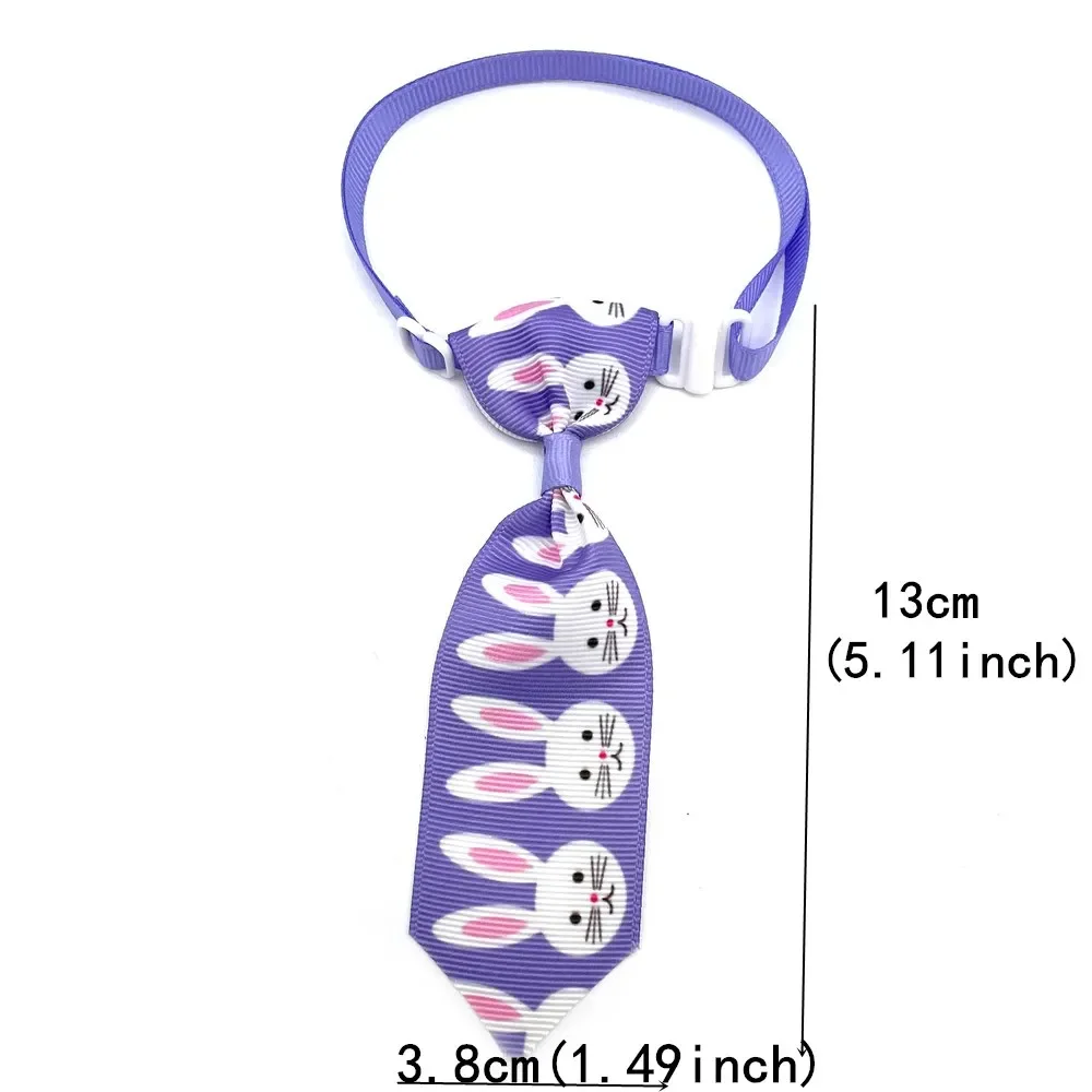 50/100pcs Easter Bow Tie Eggs Rabbit Style Puppy Dog Supplies Pet Dog Bowtie Small Dog Cat Bowtie Grooming Accessories