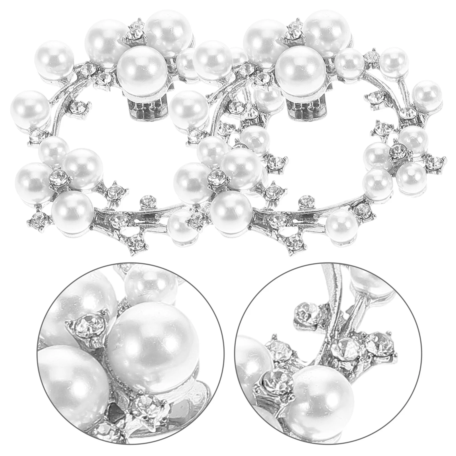 

1pcs 1 Pair Metal Clips Rhinestone Flower Shoe Clips Detachable Heel Charms For Women Bridal Wedding Party Crystal Buckle Shoe