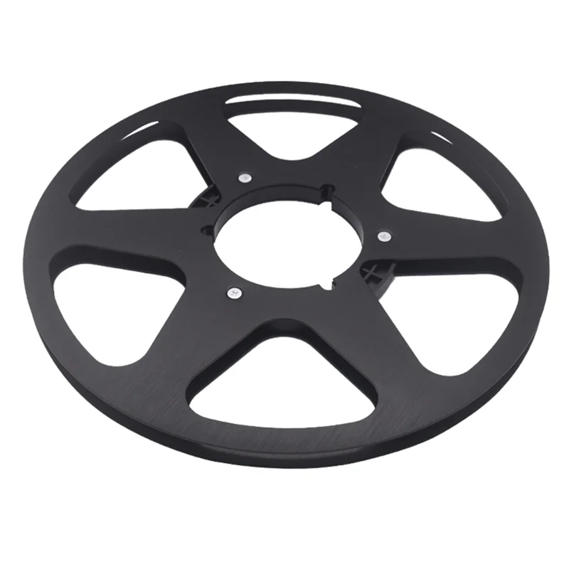 BTCL 1 Piece New Analog Audio 10.5Inch X ¼Inch Metal Tape Reel -NAB HUB Open Reel ( Black)