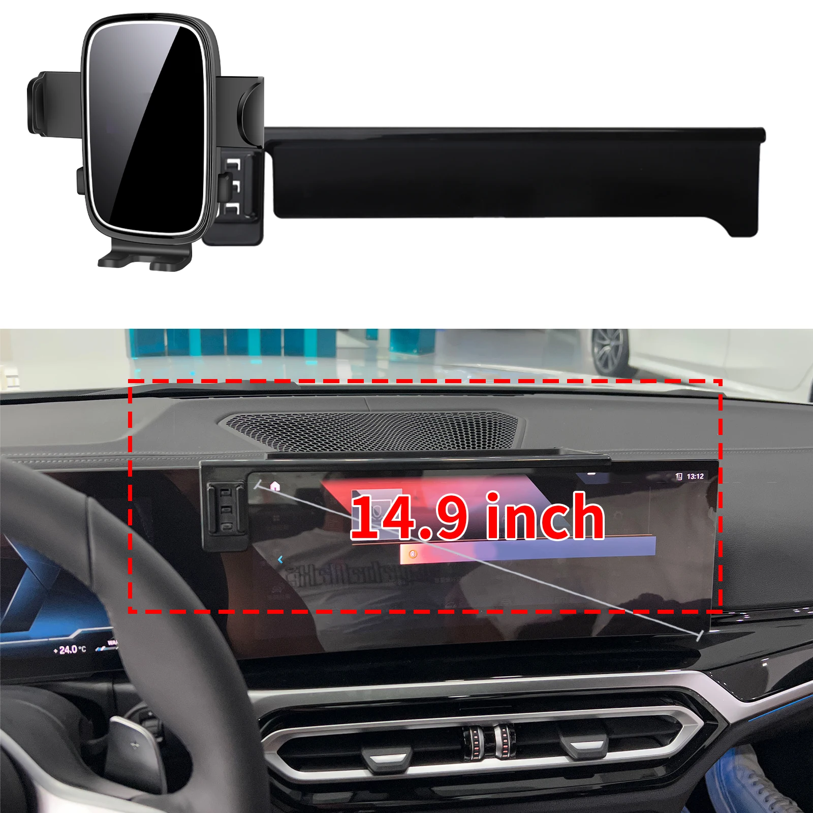 

fit for BMW 2 Series 2024 2025 2026 Gran Coupe M220 M230 M240 Custom Fit Phone Holder Mount Dashboard Screen Base No Drill Car