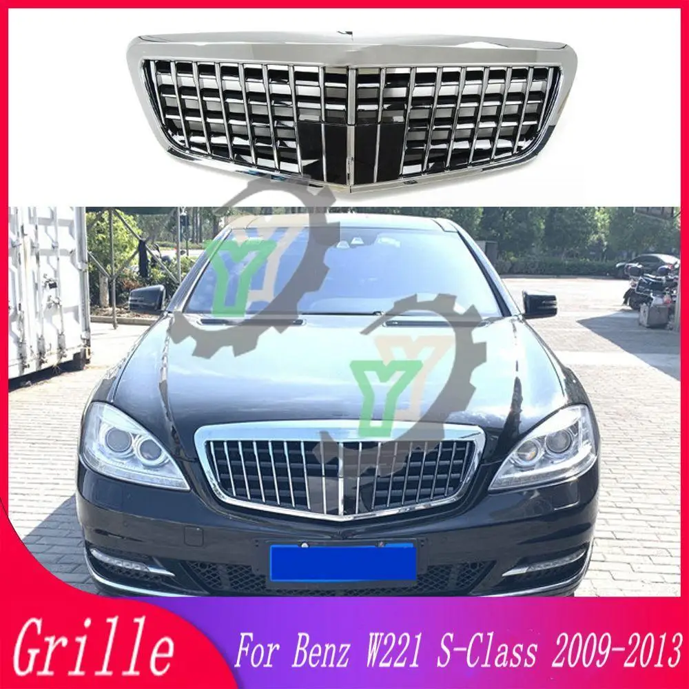 Front Grille Facelift Bumper  Racing Grill For Mercedes Benz W221 S-Class S320 S350 S450 S500 S63 S65 2009 2010 2011 2012 2013