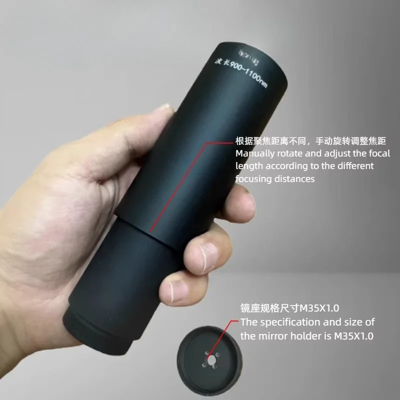Optical lens adapts to wide band beam expander Collimated Laser Professional Laser Beam Expander lens Long range 70m lens
