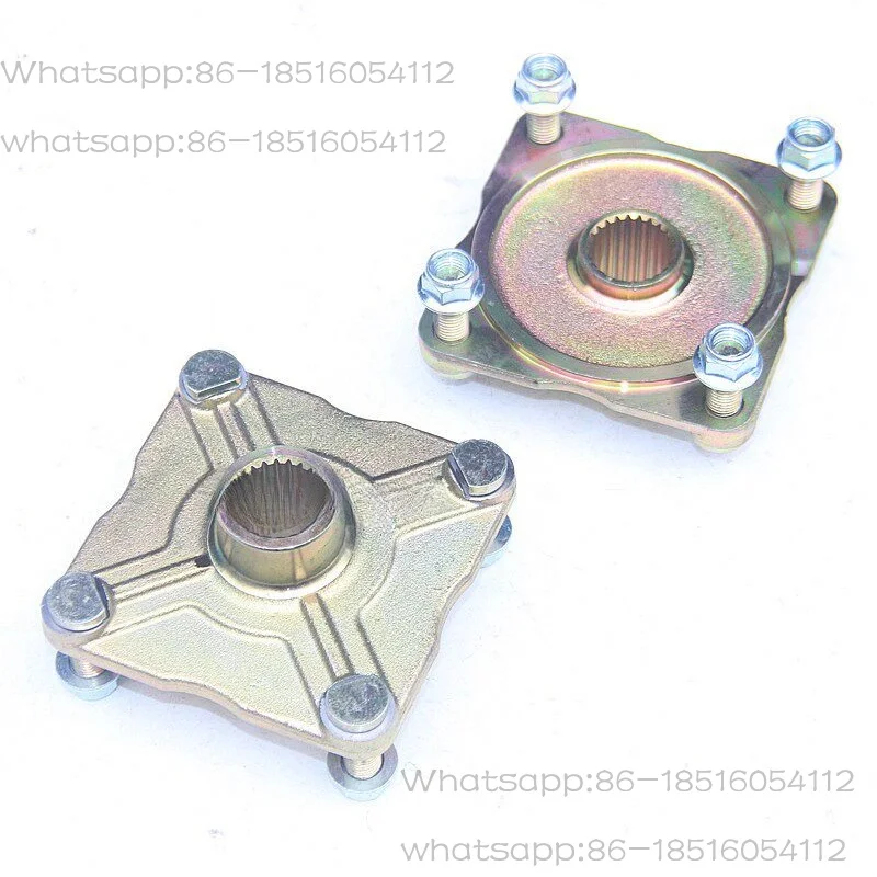 DIY four-wheel kart beach car modification accessories, rear axle flange seat, four-hole wheel hub fixing seat 23 teeth