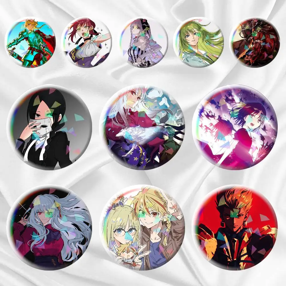 

Anime F-Fate S-Strange Fake 75mm 44mm 25mm Brooch Backpack Hat Pins Accessories Toys Badge