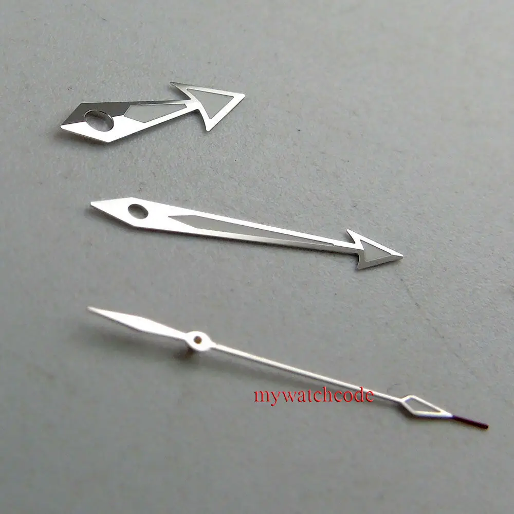 White fish shape Watch Hands Set for Miyota 8205 8215 ST1612 Mingzhu 3804 Movement