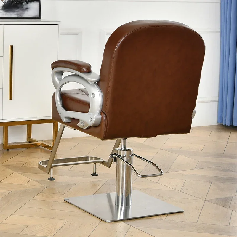 Decorazione da barbiere Sedia semplice Spedizione gratuita Uomo Parrucchiere Girevole Reclinabile Parrucchiere Scopo Salone Promozione professionale