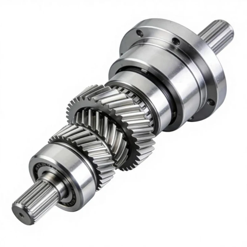 Custom Forged Helical Gear Shaft Assembly Bearing Equipped Reducer Transmission Shaft For Gearbox