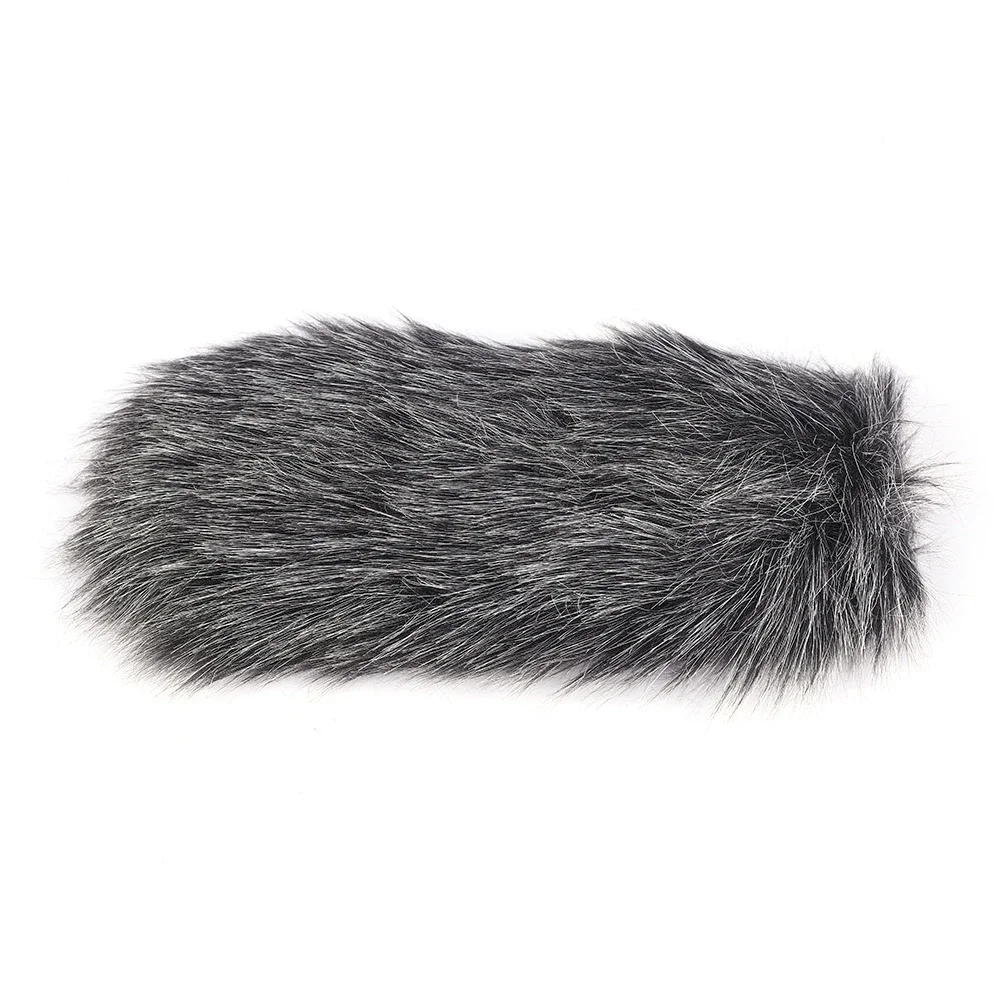 

Outdoor Dusty MIC Microphone Artificial Fur Cover Windscreen Windshield Muff For Rode GO Microphone rabbit hair windproof cover