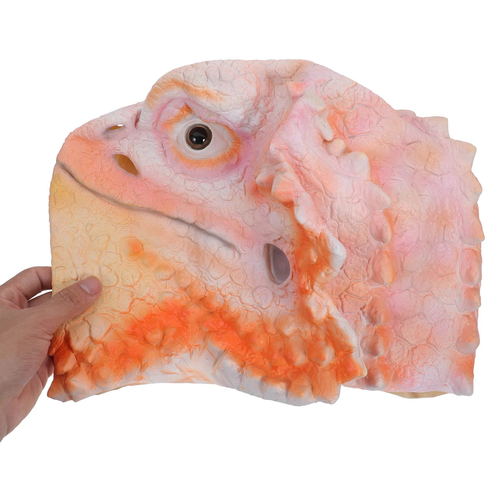

Latex Lizard Shape Mask Animal Head Halloween Costume Party Cosplay Roleplay Prop Halloween Mask Adorable Masks for Adults