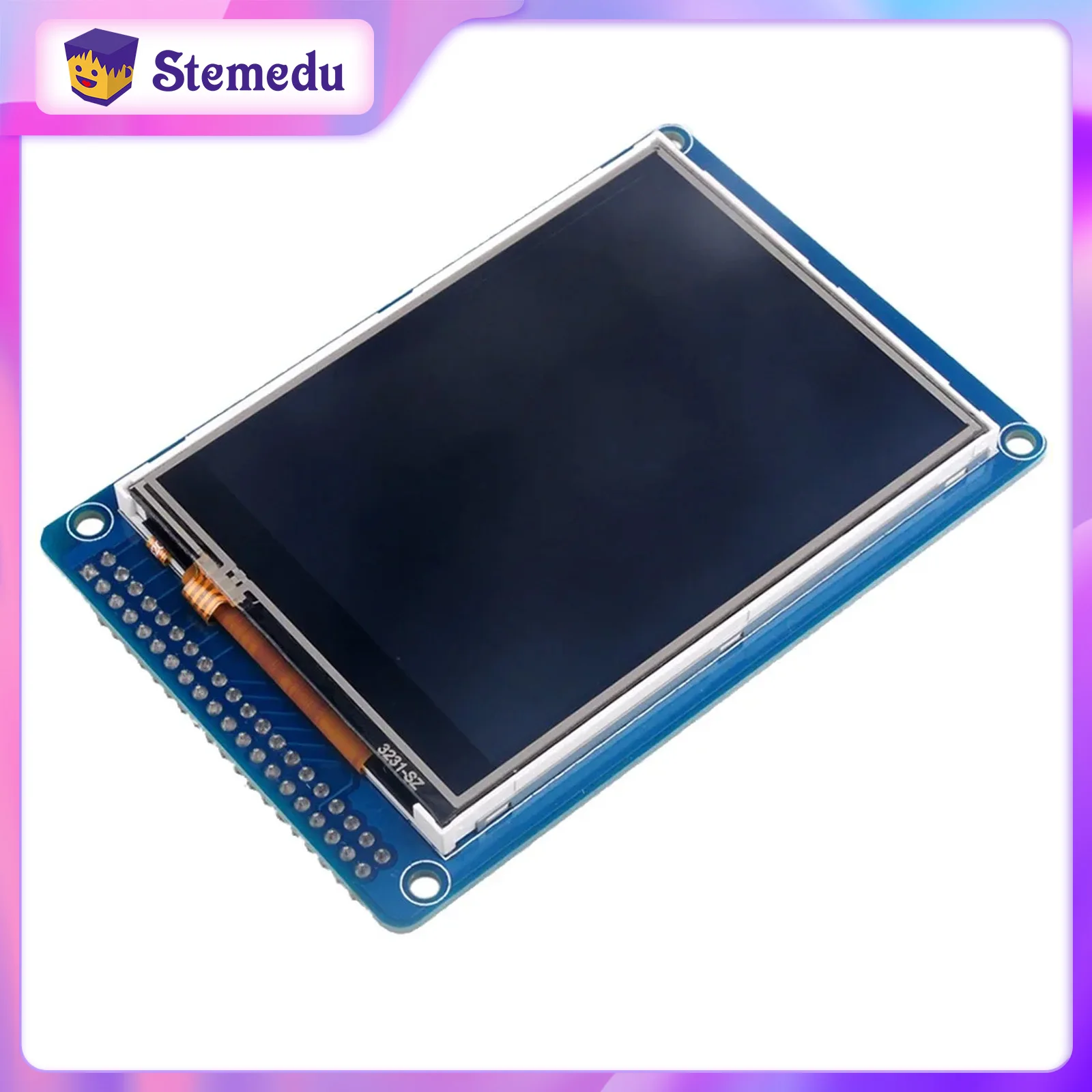 

3.2 inch TFT LCD Display Screen Module ILI9341 Resistive Touch Panel 320x240 PCB Adapter Blue SSD1289 SD Card Slot 65K Colors
